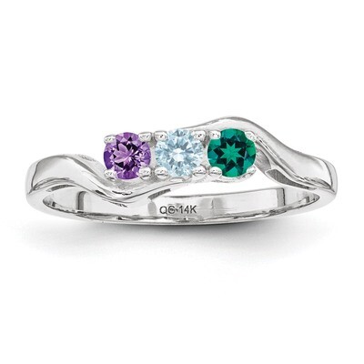 3 Birthstones Mother&#39;s Ring Sterling Silver XMR86/3SS, MPN: XMR86/3SS, 883957968537