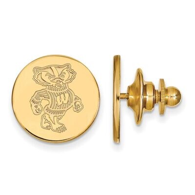 University of Wisconsin Lapel Pin Gold-plated Silver GP051UWI, MPN: GP051UWI, 886774947938