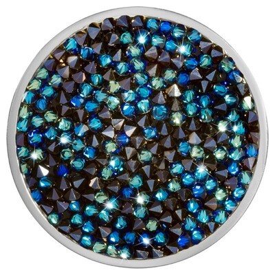 Nikki Lissoni Blue Rock Crystal Silver-Plated 43mm Coin C1436SL, MPN: C1436SL, 8718627469873