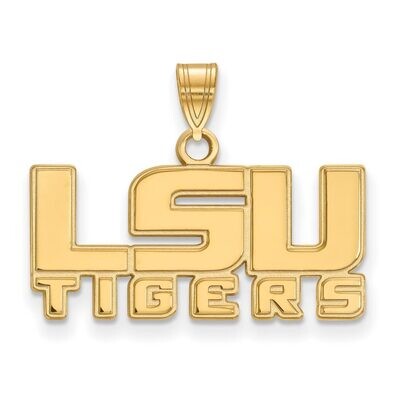 Louisiana State University Small Pendant 14k Yellow Gold 4Y042LSU, MPN: 4Y042LSU, 886774881324