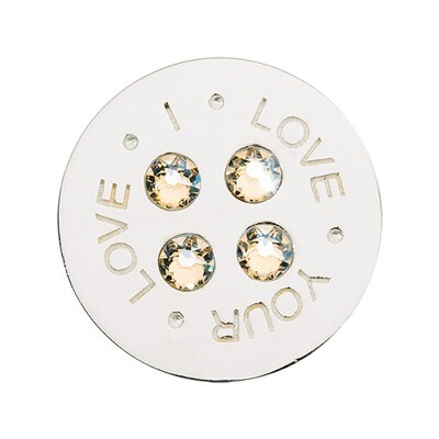 Nikki Lissoni Forever Be My Always Silver-Plated 23mm Coin C1609SS, MPN: C1609SS, 8719075301784