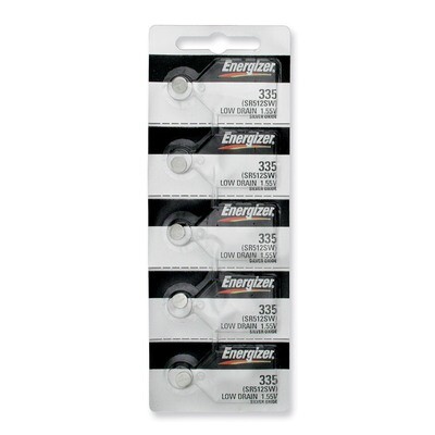Energizer Watch Batteries Package of 5 WB335, MPN: WB335, 39800022769
