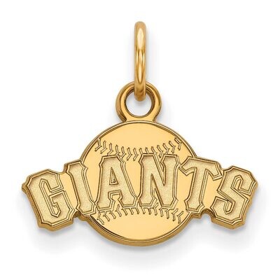 San Francisco Giants x-Small Pendant 10k Yellow Gold 1Y045GIT, MPN: 1Y045GIT, 886774817811