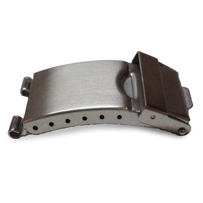 20mm Tri-fold Stainless Steel Deployment Clasp with Tube &amp; Pins 20 Inch FTL137-20, MPN: FTL137-20,