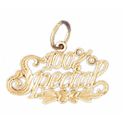 Dazzlers Jewelry 100% Special Pendant Necklace Charm Bracelet in Yellow, White or Rose Gold 10691, …