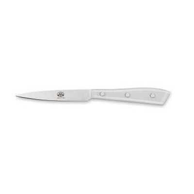 Berti Compendio Paring Knife Polished Blade Ice Lucite Handle 8315