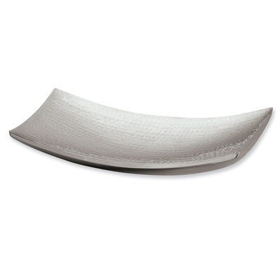Stainless Steel Hammered Curved Serving Tray GM1876, MPN: GM1876, 15227726091