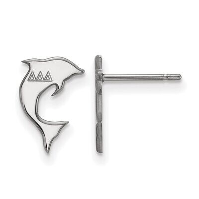 Delta Delta Delta Extra Small Post Earrings Sterling Silver SS038DDD, MPN: SS038DDD, 886774607917