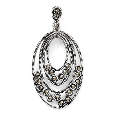 Marcasite Pendant Sterling Silver QP3952