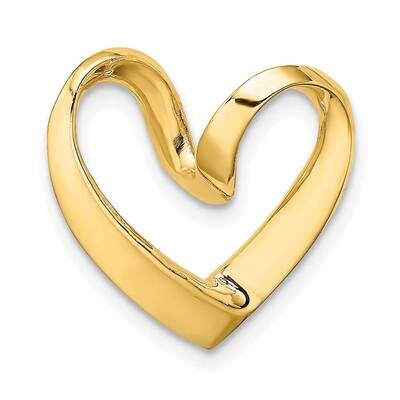 Heart Chain Slide 14k Gold Polished K3977, MPN: K3977, 637218071098