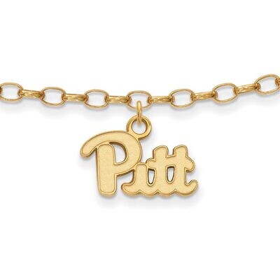 University of Pittsburgh Anklet Gold-plated Silver GP024UPI, MPN: GP024UPI, 886774928401