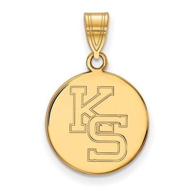 Kansas State University Medium Pendant 10k Yellow Gold 1Y067KSU, MPN: 1Y067KSU, 886774821740
