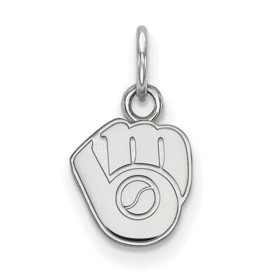 Milwaukee Brewers x-Small Pendant 14k White Gold 4W019BRE, MPN: 4W019BRE, 886774842325