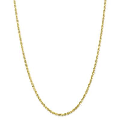 3mm Diamond-Cut Quadruple Rope Chain 26 Inch 10k Gold 10QT023-26, MPN: 10QT023-26, 191101725647