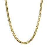 Leslie&#39;s 7.25mm Flat Beveled Curb Chain 20 Inch 10k Gold HB-8228-20, MPN: 8228-20, 191101755255