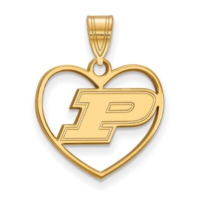 Purdue Pendant in Heart Gold-plated Silver GP017PU, MPN: GP017PU, 886774921402
