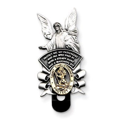 Saint Christopher/Guardian Angel Visor Clip GM10919, MPN: GM10919, 785525022743