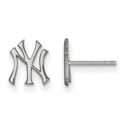 New York Yankees x-Small Post Earring 14k White Gold 4W008YAN, MPN: 4W008YAN, 886774836249