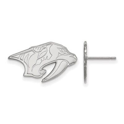 Nashville Predators Small Post Earring 10k White Gold 1W004PRE, MPN: 1W004PRE, 886774772387