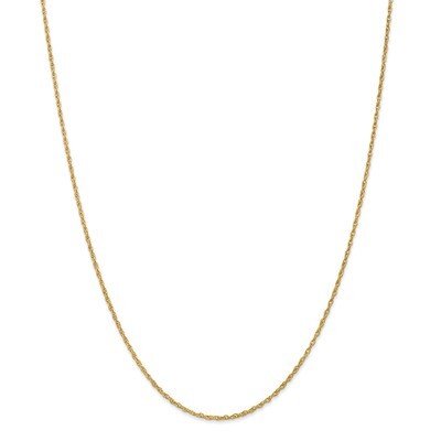 Leslie&#39;s 1.5 mm Pendant Rope Chain 24 Inch 14k Gold HB-7156-24, MPN: 7156-24, 191101552717