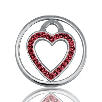 Nikki Lissoni Love Keeper Silver Plated 23mm Coin C1039SS05, MPN: C1039SS05, 8718627461198