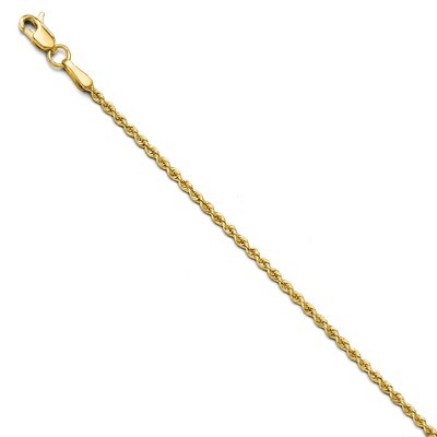 Leslie&#39;s 1.75mm Solid Rope Chain 24 Inch - 14k Gold HB-7052-24, MPN: 7052-24, 886774545998