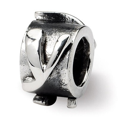 Letter Y Message Bead - Sterling Silver QRS1431Y, MPN: QRS1431Y, 883957305462