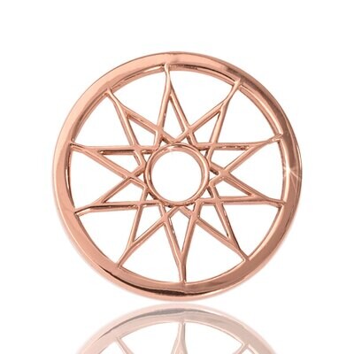 Nikki Lissoni Dreamcatcher Rose Gold Plated 23mm Coin C1034RGS, MPN: C1034RGS, 8718627461037