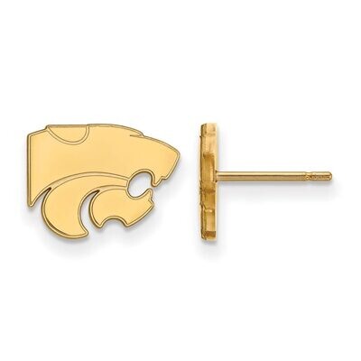 Kansas State University x-Small Post Earring 10k Yellow Gold 1Y008KSU, MPN: 1Y008KSU, 886774805443