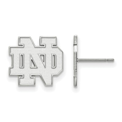 University of Notre Dame Small Post Earring Sterling Silver SS009UND, MPN: SS009UND, 191101122415