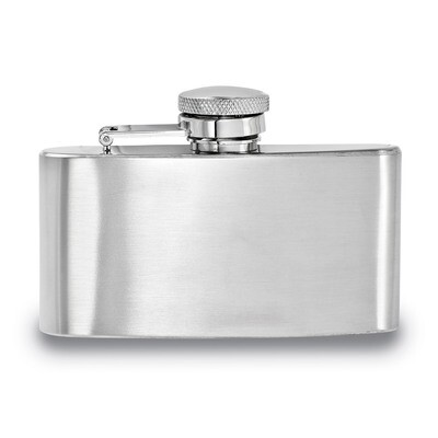 Brushed 3Oz Hip Flask Stainless Steel GP2714