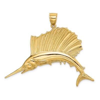 Sailfish Charm 14k Gold Polished K7441, MPN: K7441, 63721801127