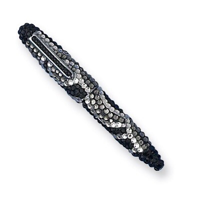 Black and White Swarovski Crystal Ball-point Pen GP7906, MPN: GP7906, 788089091026