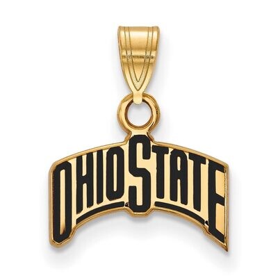 Ohio State University Small Enamel Pendant Gold-plated Silver GP073OSU, MPN: GP073OSU, 886774954370