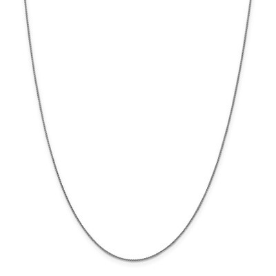 Leslie&#39;s 1.00mm Diamond-cut Spiga Chain 18 Inch 18k White Gold HB-18LP14-18, MPN: 18LP14-18, 191101…