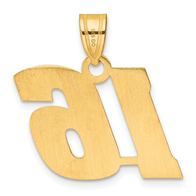 Block Number 16 Pendant 14k Gold Polished BN16, MPN: BN16, 196904079461