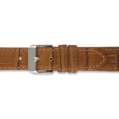 Light Brown 12mm Matte Gator Grain Calfskin Watch Band 7.25 Inch BA313-12, MPN: BA313-12, 191101094…