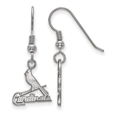 St. Louis Cardinals Small Dangle Earring Wire Sterling Silver SS007CRD, MPN: SS007CRD, 886774625034
