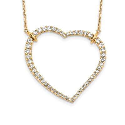 Heart Pendant Necklace 14k Gold PM1006-185-YA-18, MPN: PM1006-185-YLD-18, 191101806384