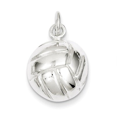 Volleyball Charm Sterling Silver QC703, MPN: QC703, 883957916637