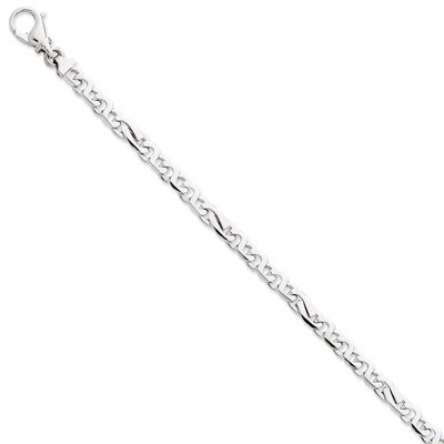 6.2mm Polished Link Chain 20 Inch 14k White Gold WLK400-20, MPN: WLK400-20, 191101715457