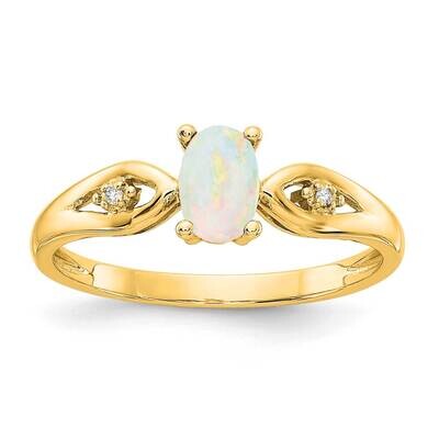 Opal Diamond Ring 14k Gold XBS607, MPN: XBS607, 196904021897