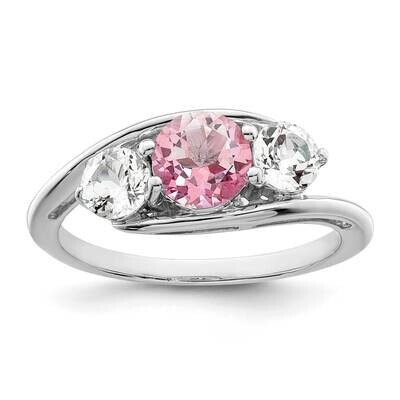 Survivor Collection Clear Pink Swarovski Topaz Sue Ring 10k White Gold 10SV209W, MPN: SV209SS, 8867…