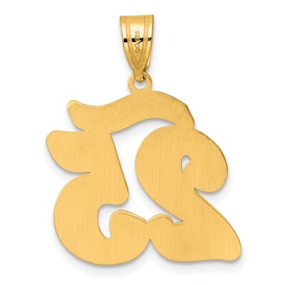 Script Number 25 Pendant 14k Gold Polished SCN25, MPN: SCN25, 196904078525