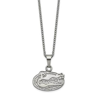 University of Florida Pendant &amp; Chain with 2 inch Extender N Stainless Steel ST516UFL, MPN: ST516UF…