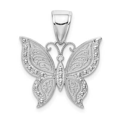 Butterfly Pendant 14k White Gold K9572W, MPN: K9572W, 637218138715