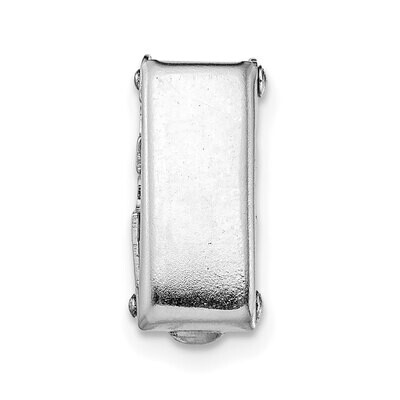Fold Over Clasp 14k White Gold WG1789, MPN: WG1789,