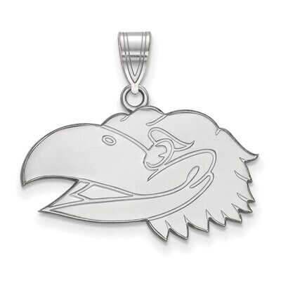 University of Kansas Medium Pendant Sterling Silver SS041UKS, MPN: SS041UKS, 886774708850