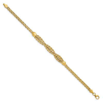 Leslie&#39;s Bracelet 14k Gold Polished HB-LF1454-7.25, MPN: LF1454-7.25, 191101745874