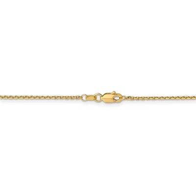30 Inch 1.40mm Diamond-cut Cable Chain 14k Yellow Gold PEN203-30, MPN: PEN203-30, 886774579689